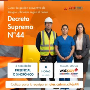 Curso Decreto Supremo 44 - Gestión preventiva de riesgos
