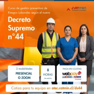 Curso Decreto Supremo 44 - Gestión preventiva de riesgos